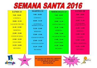 La Concejalía de Infancia organiza diversas actividades infantiles para Semana Santa