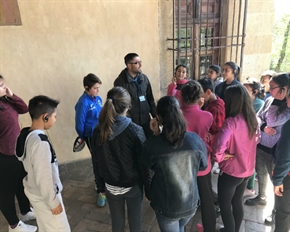 Alumnos del colegio CEIP Almanzor visitaron el Monasterio de Yuste