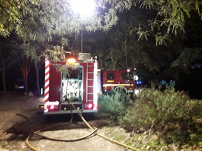 Se produce un incendio en la Garganta Minchones de Villanueva de la Vera