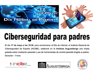 El IES Augustóbriga acoge el miércoles una charla sobre ciberseguridad para padres