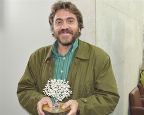 Juan Carlos Muñoz, ganador del X Premio Encina de Plata 