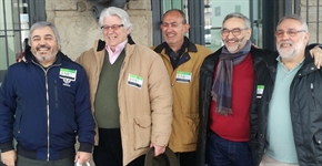 La Plataforma Milana Bonita presentó en la tarde de hoy la marcha por un tren digno para Extremadura