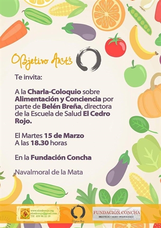 Objetivo Areté organiza este martes una charla-coloquio sobre alimentación y conciencia