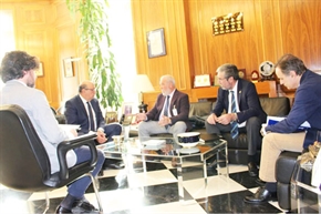 El Senador moralo, Rafael Mateos, ha mantenido una reunión con el Director General de la Policía, Germán López Iglesias