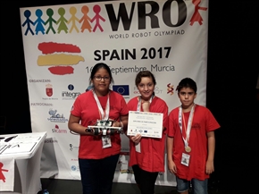 Sexta posición para los jóvenes moralos del Arcadroidex en la final nacional de la World Robot Olympiad
